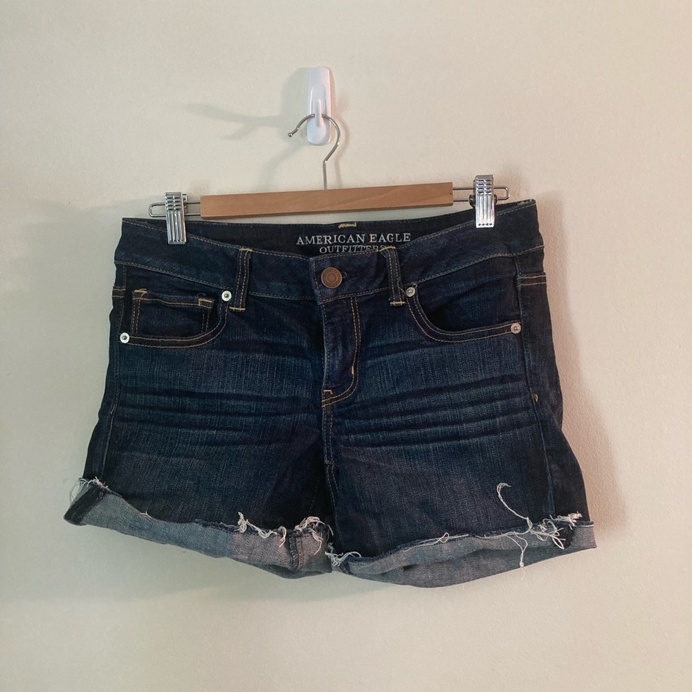 American Eagle High Waist Cut Off Jean Shorts